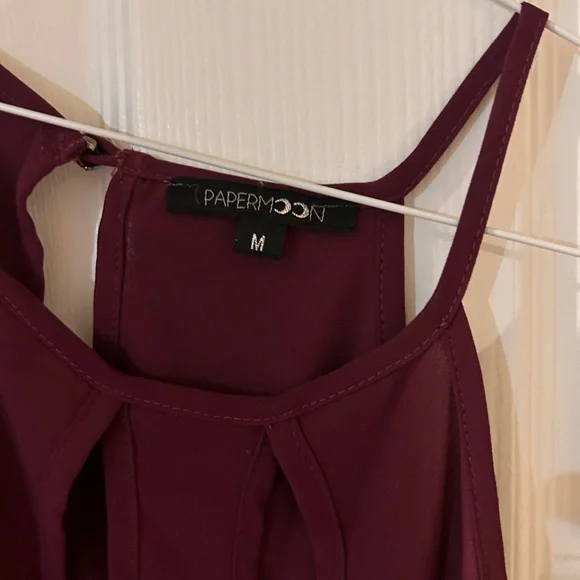 Papermoon Sleeveless Magenta Blouse - Picture 4 of 4